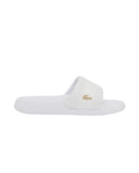 Ciabatte LACOSTE uomo Serve Slide Hybrid E03862 Bianche