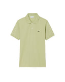 Men's LACOSTE polo shirt L1212 Green classic fit ribbed buttons