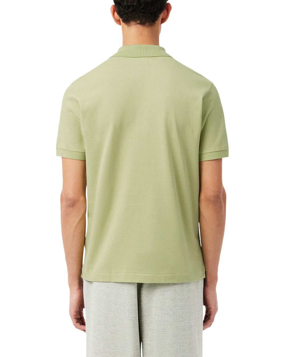 LACOSTE Polo LACOSTE uomo L1212 Verde taglio classico bottoni costine L1212 UYB 