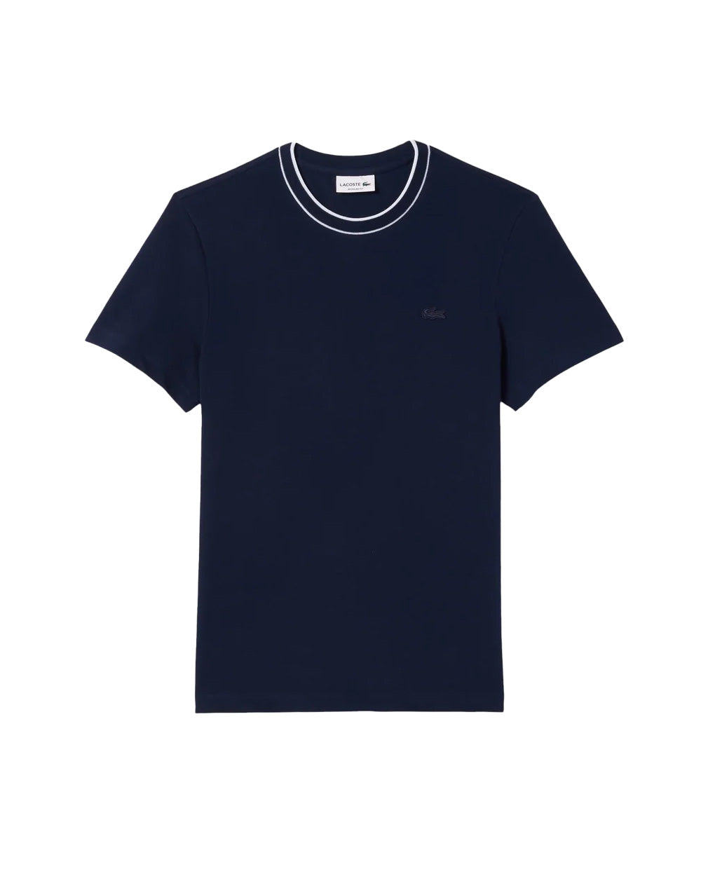 LACOSTE T-shirt LACOSTE uomo TH8174T Blu cotone girocollo maniche corte TH8174T 166 