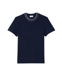 T-shirt LACOSTE uomo TH8174T Blu cotone girocollo maniche corte