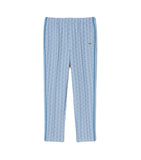 Pantalone Lacoste uomo XH1440 celeste monogram jacquard