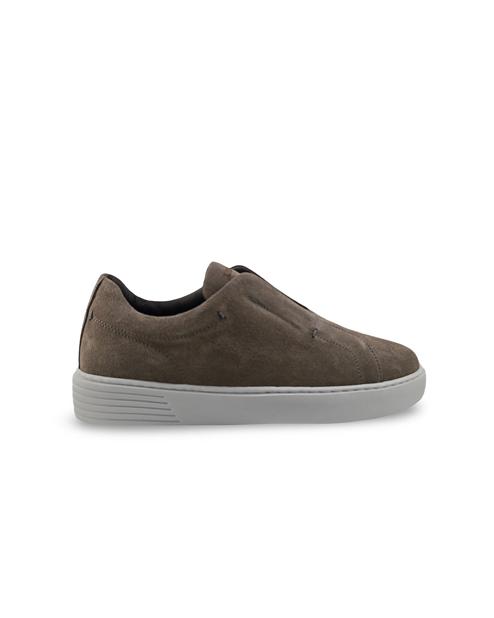 L.B.M. 1911 Sneakers L.B.M. 1911 uomo 685069072 Tortora pelle scamosciata suola gomma foderata 685069072 2 