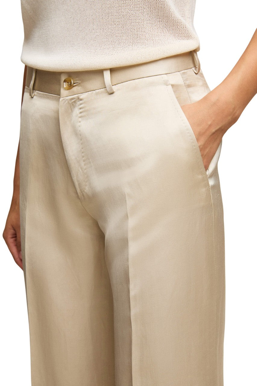 L.B.M. 1911 Pantalone L.B.M. 1911 donna 811064251 1 Karen lucido Beige <BR/> 811064251 1 
