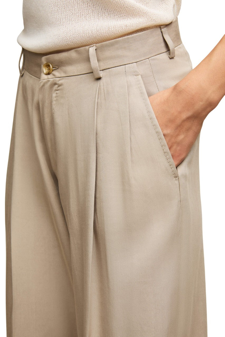 L.B.M. 1911 Pantalone L.B.M. 1911 donna 811264222 1 Elisa in lyocell Beige <BR/> 811264222 1 