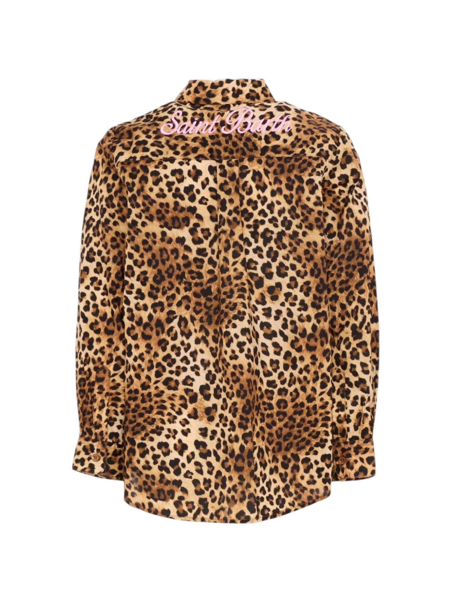 MC2 SAINT BARTH Camicia MC2 SAINT BARTH bambina BRIG003 07520L 19 Mini Brigitte Cotton Sand Leopard Sabbia Marrone<BR/> BRIG00307520L 19 