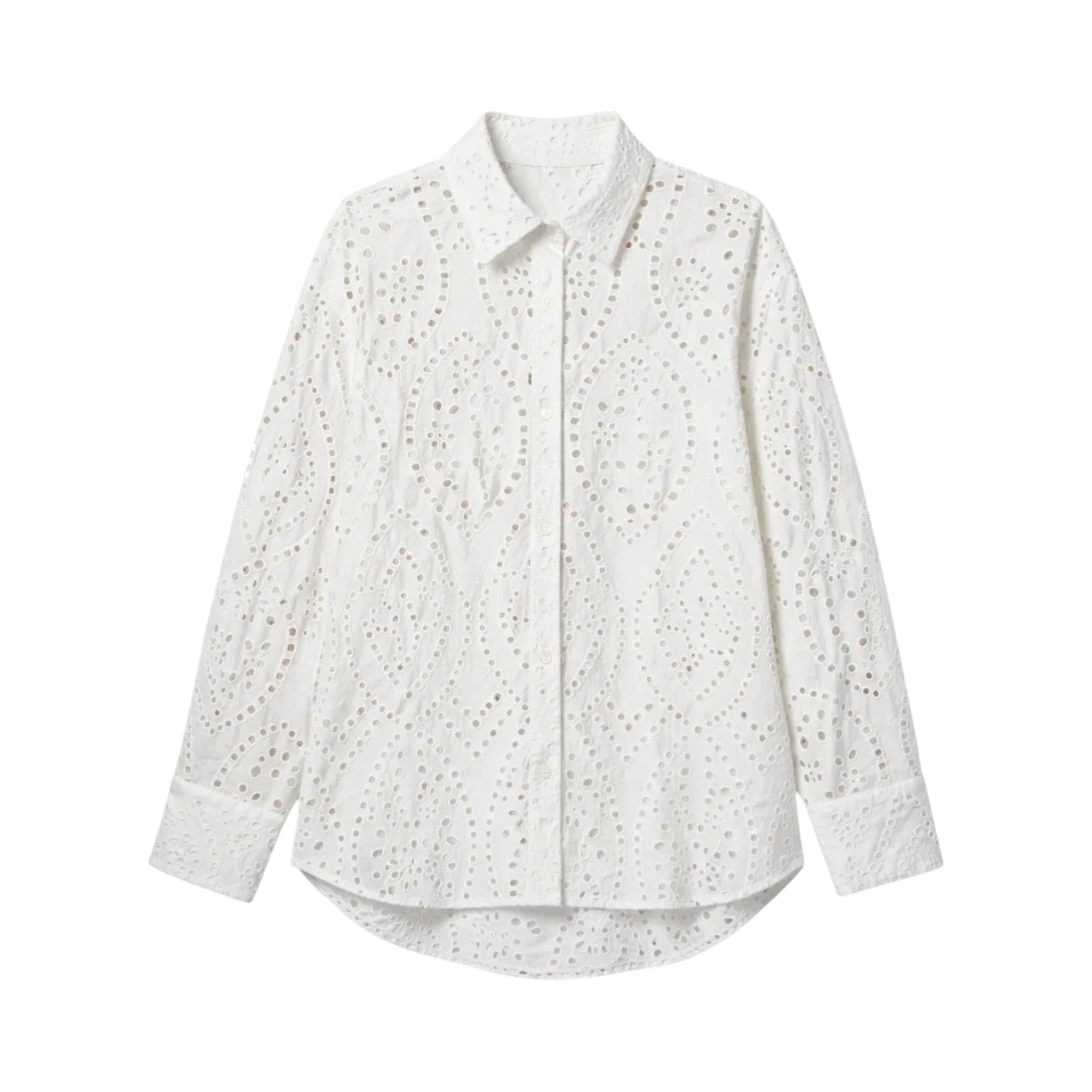 MC2 SAINT BARTH Camicia MC2 SAINT BARTH donna CYS0001 00703L 21 Crystal Sangallo con ricamo all over Bianco<BR/> CYS000101000L 01 