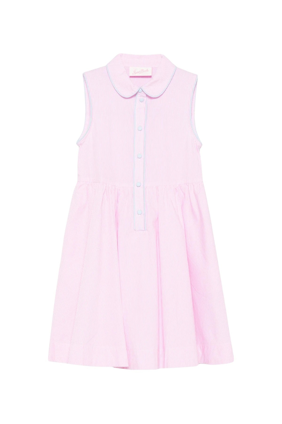 MC2 SAINT BARTH Bermuda MC2 SAINT BARTH donna ELM0001 03215L 21 Elma Cotton Stripes senza maniche a righe Rosa Bianco<BR/> ELM000103215L 21 
