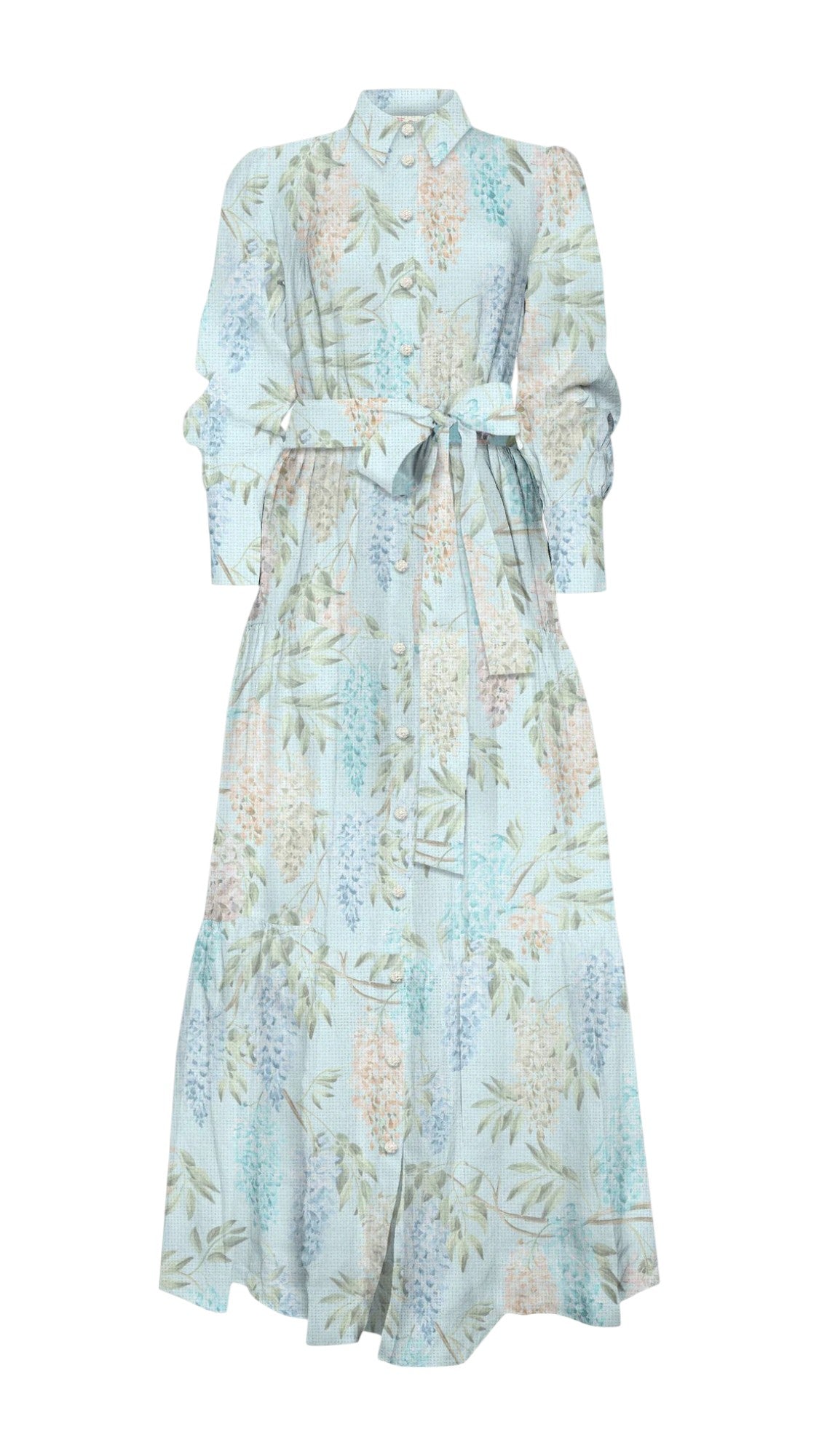 MC2 SAINT BARTH Abito MC2 SAINT BARTH donna JNS0001 09000L 56 Jensen Linen Wisteria floreale Verde acqua<BR/> JNS000109000L 56 