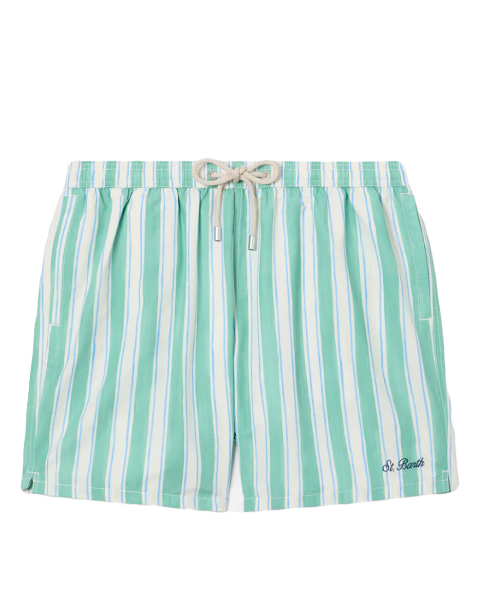 MC2 SAINT BARTH Costume Mc2 Saint Barth uomo Syros big stripes verde acqua SYR000104047L 5331 