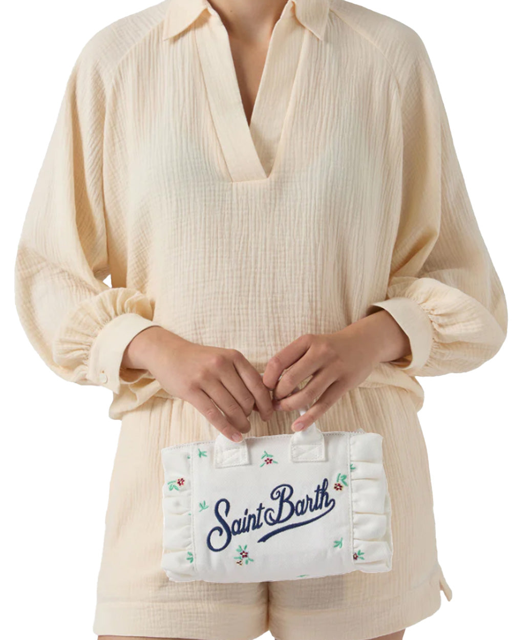 MC2 SAINT BARTH Borsa MC2 SAINT BARTH donna VANITY MINI VAMI01801755L Bianca VAMI01801755L 10 