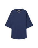 T-shirt Palm Angels uomo PMAA10BS26JER0014 103 Classic logo over tee Blu