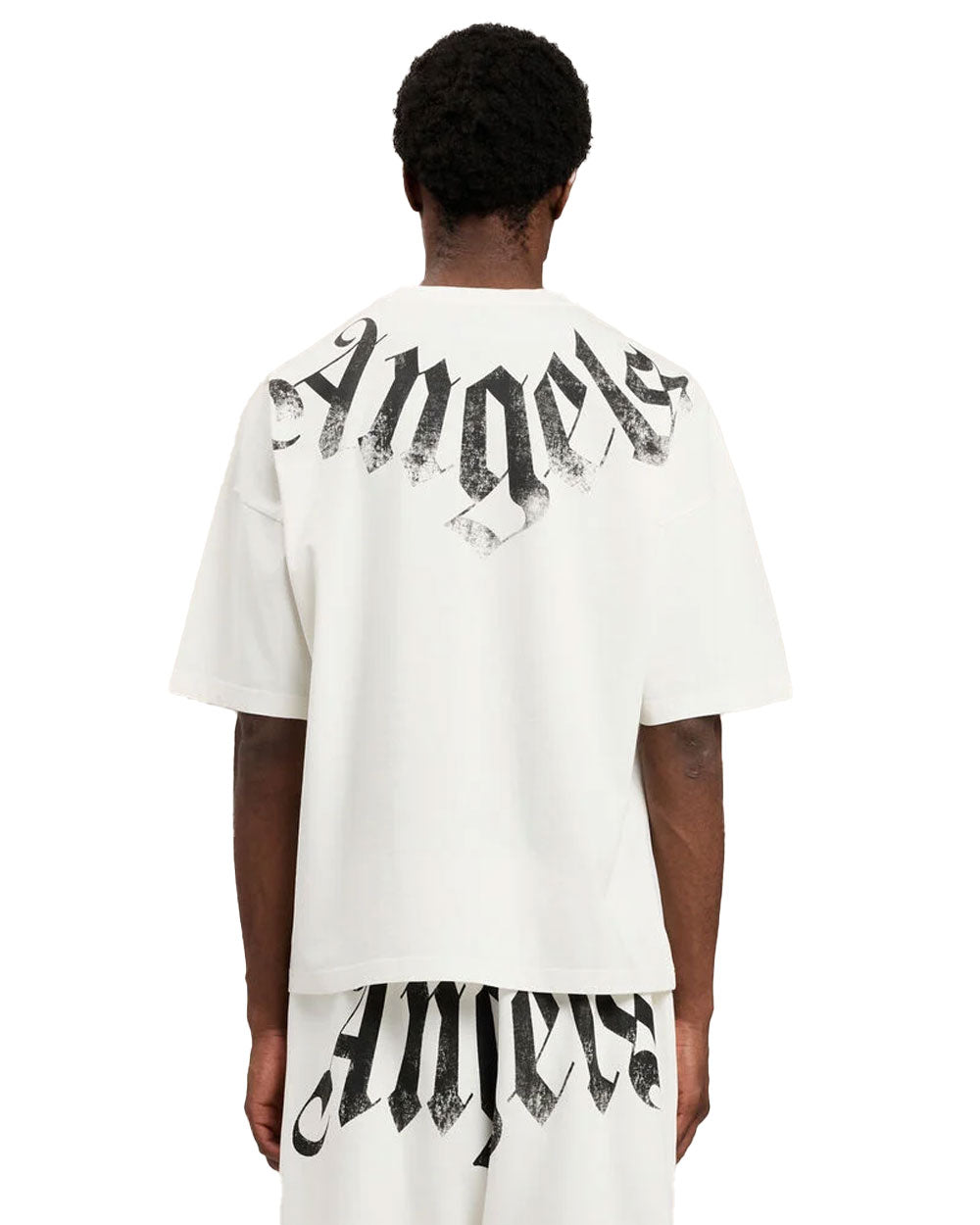 PALM ANGELS T-shirt Palm Angels uomo PMAA10DS26JER002 bianca PMAA10DS26JER002 0310 