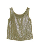 Top Pennyblack donna 2611161142200 002 Fibbia con paillettes Verde
