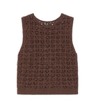 Top Pennyblack donna 2612361012200 002 Torre in maglia Marrone