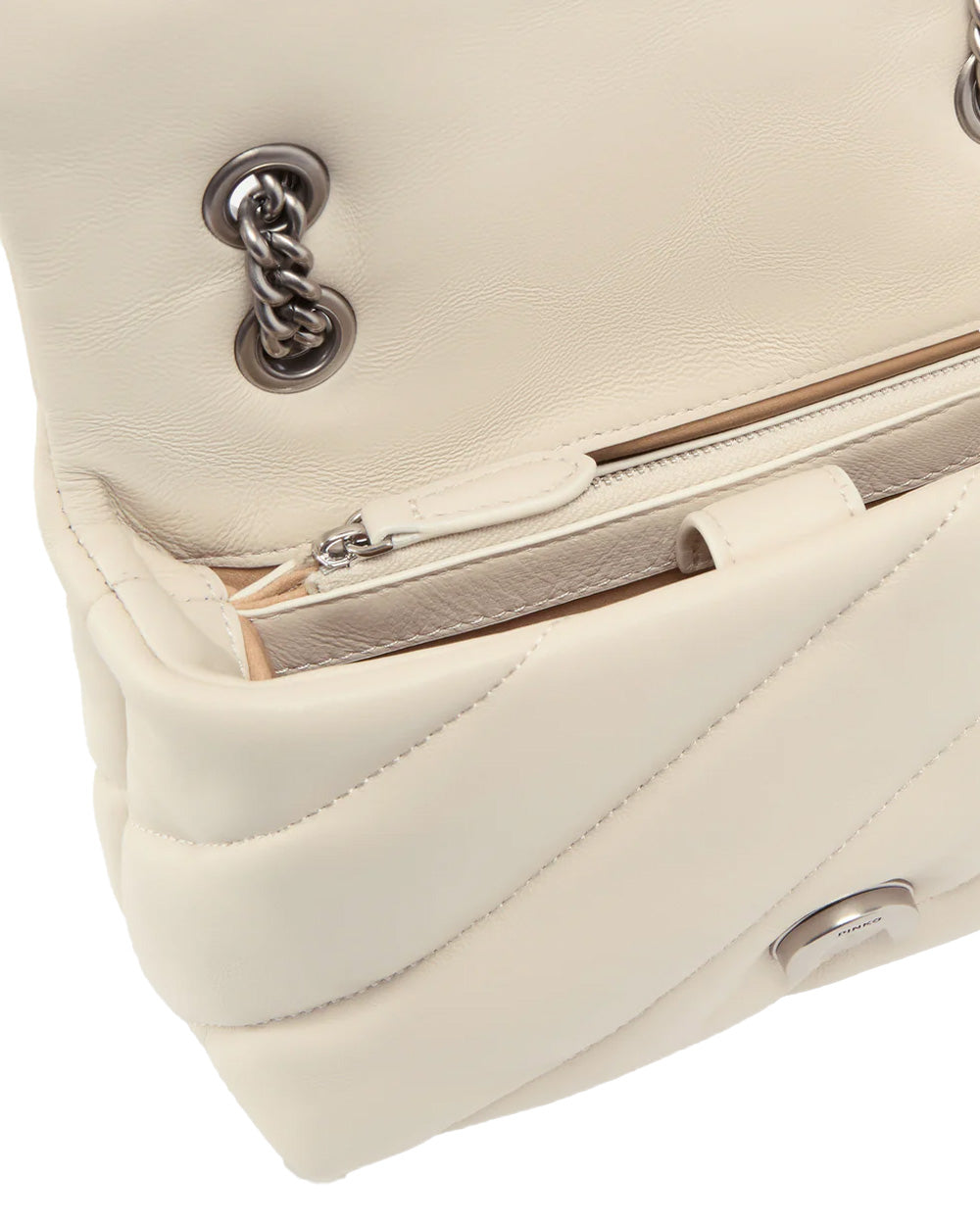 PINKO Borsa PINKO donna MINI LOVE BAG PUFF 100039A0F2 Bianca nappa pelle trapuntatura tracolla 100039A0F2 Z14O 