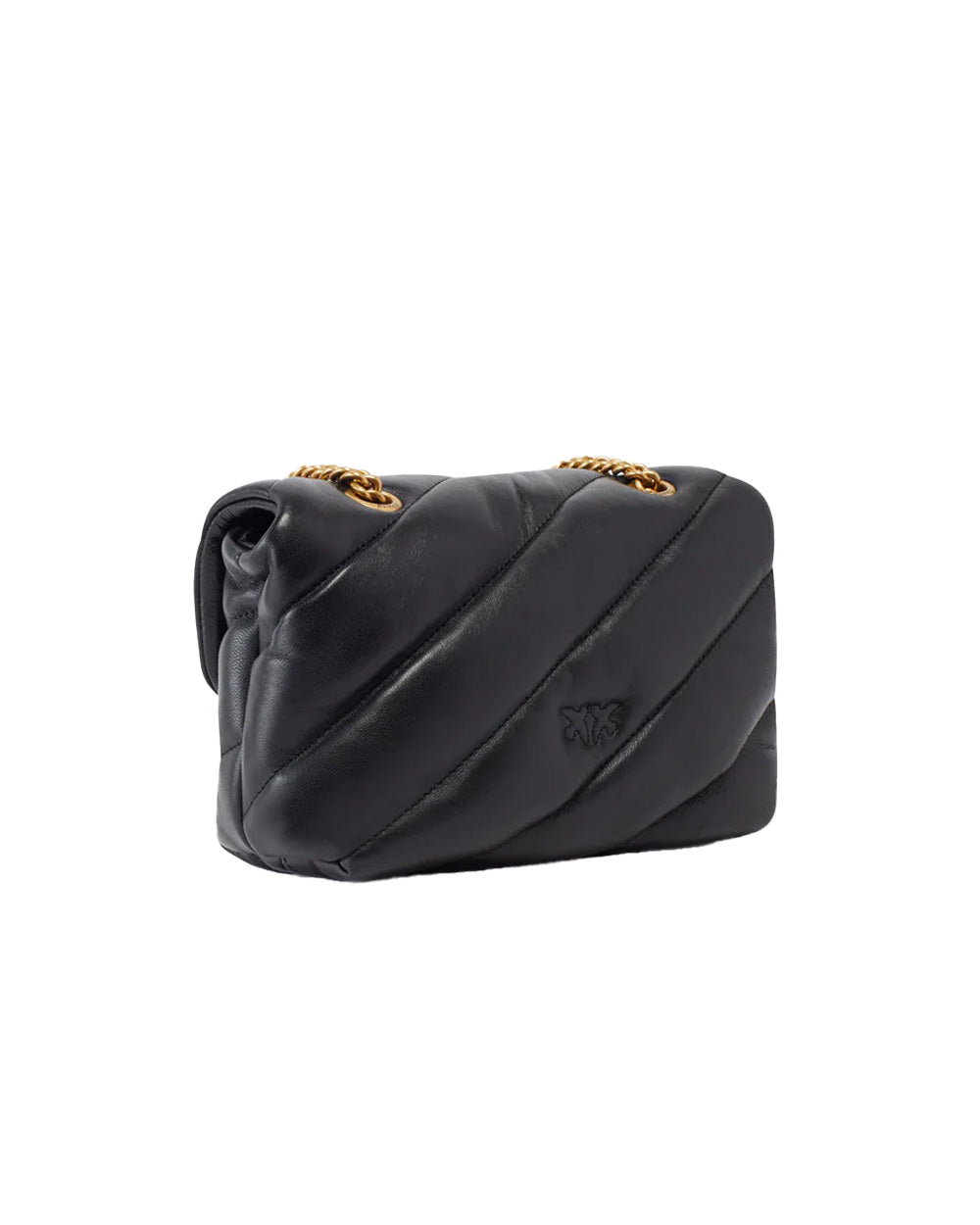 PINKO Borsa PINKO donna MINI LOVE BAG PUFF 100039A0F2 Nera nappa pelle trapuntatura tracolla oro 100039A0F2 Z99Q 