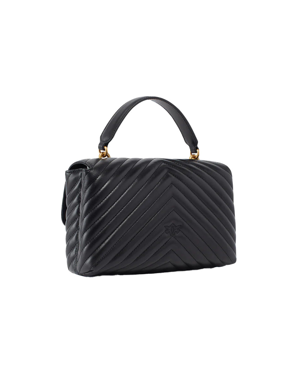PINKO Borsa PINKO donna LOVE LADY PUFF CLASSIC CL 100043A0GK Nera oro nappa trapuntata fibbia tracolla 100043A0GK Z99Q 