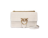 Borsa Pinko donna 100074A2YW Z15Q Love One Mini Dc Cocco Bianco