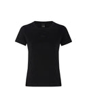 T-shirt PINKO donna 100355A339 Nera cotone mezza manica girocollo