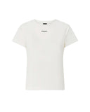 T-shirt PINKO donna 100373A34F Bianca cotone girocollo manica corta