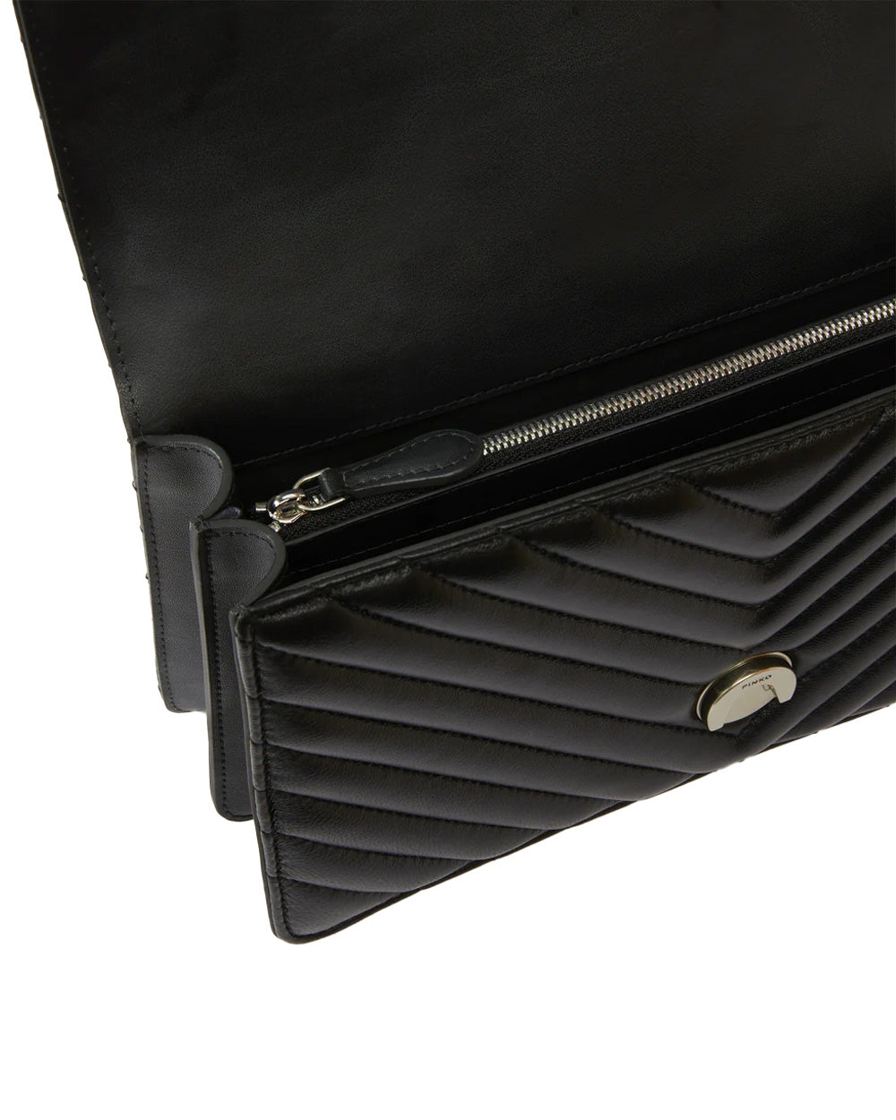 PINKO Borsa PINKO donna LOVE ONE CLASSIC DC 100941A0GK Nera argento pelle tracolla nappa trapuntata 100941A0GK Z99O 