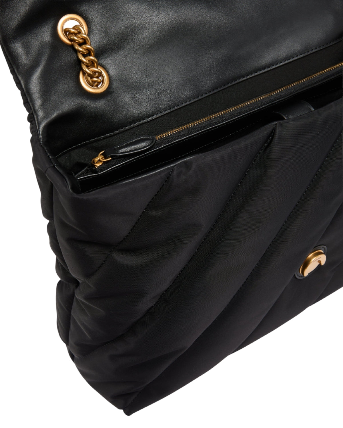 PINKO Borsa donna Pinko 103347A358Z99Q Shopper Extra Love Puff Nero<BR/> 103347A358 Z99Q 