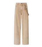 Pinko women's jeans 104601A33R Lauryn beige rope jewel