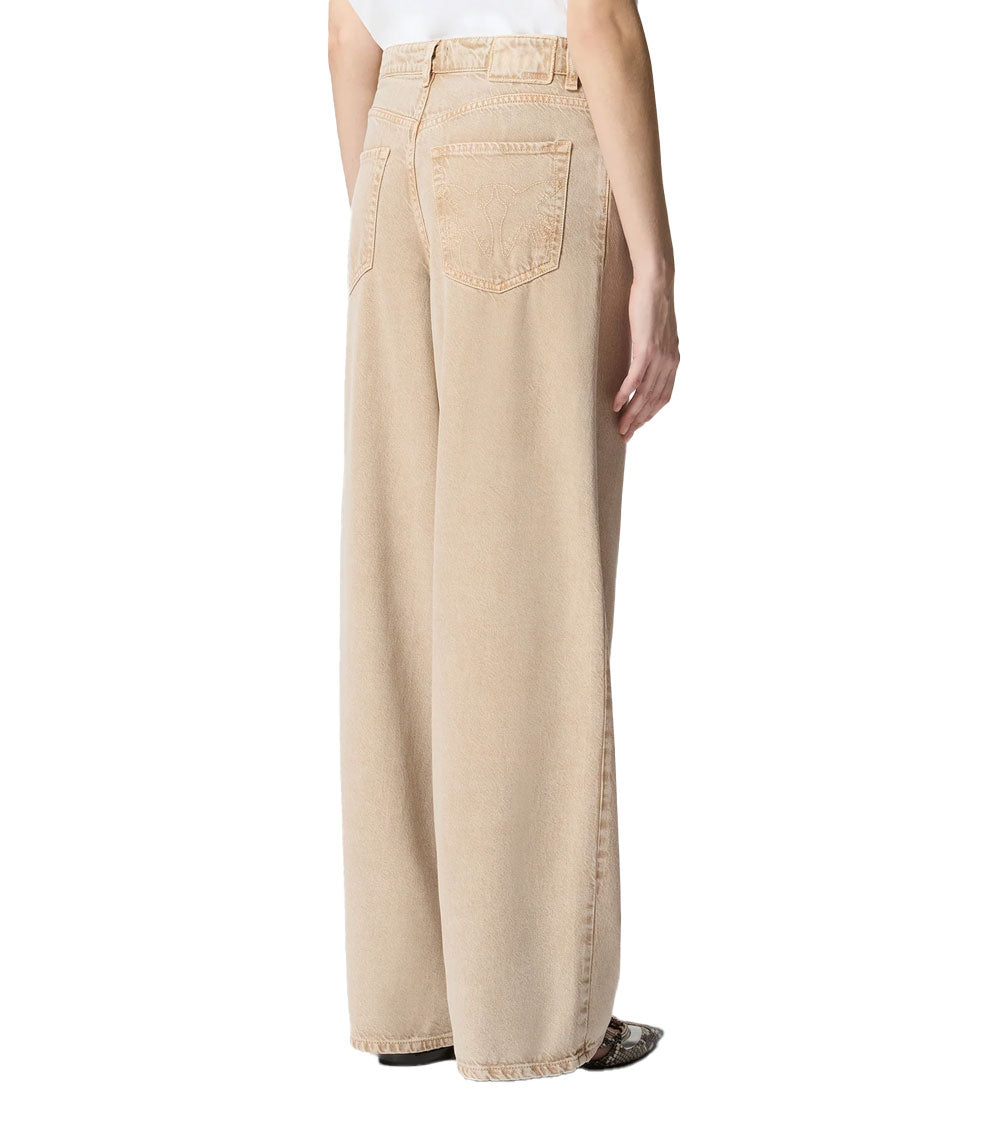 PINKO Jeans Pinko donna 104601A33R Lauryn beige corda gioiello<BR/> 104601A33R C88 