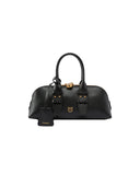 Borsa PINKO donna BOWLING BAG HORIZONTAL 105334A0QO Nera tasca pelle tracolla regolabile chiusura zip