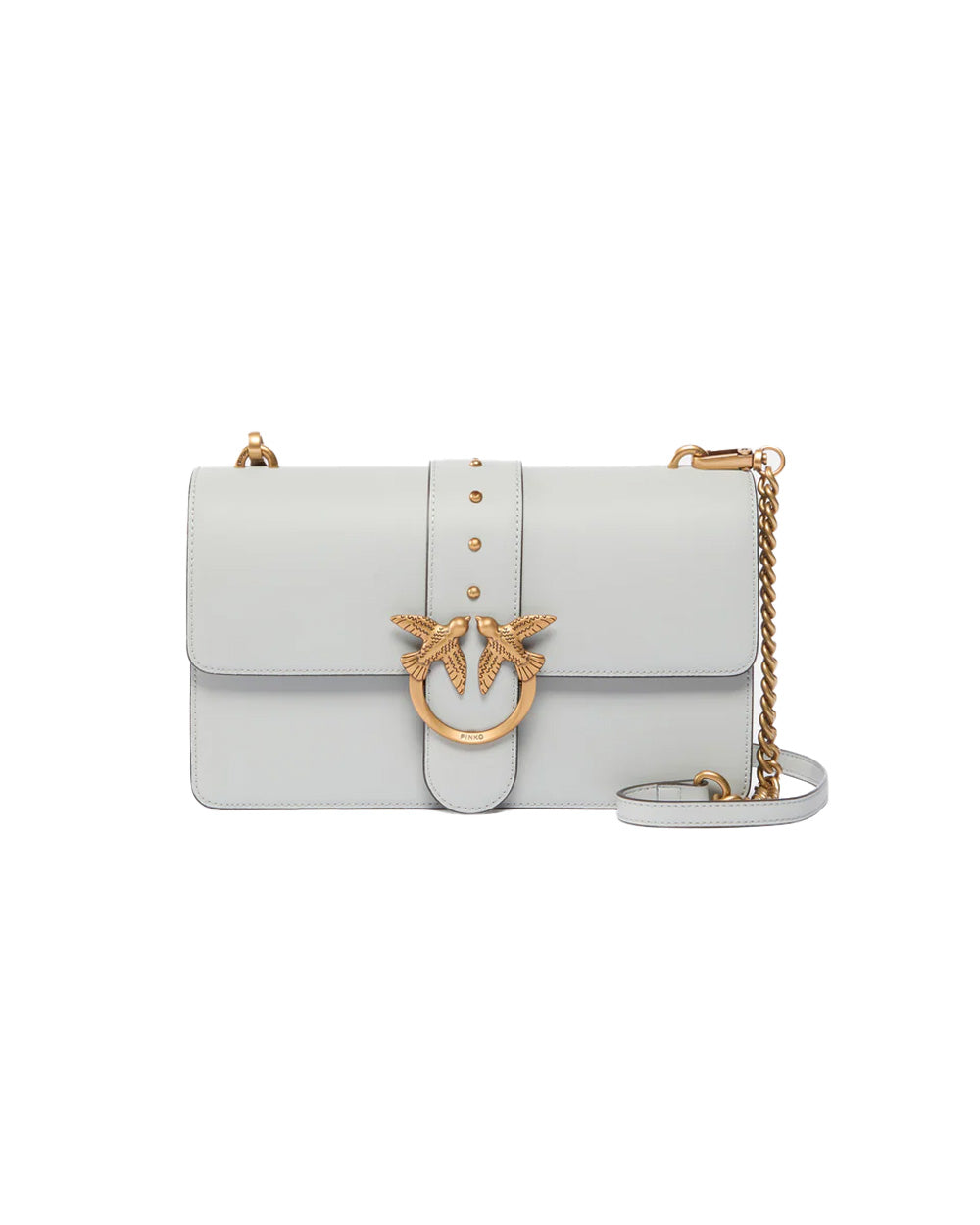 PINKO Borsa PINKO donna LOVE ONE ST CL 105857A0F1 Grigio pelle mano seta tracolla regolabile 105857A0F1 K32Q 