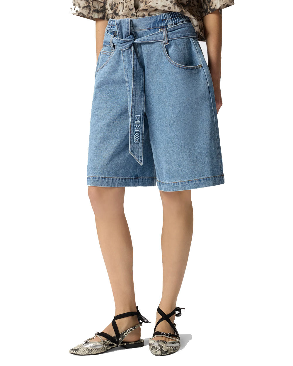 PINKO Bermuda Pinko donna Ballo 106258A3A9 denim<BR/><BR/> 106258A3A9 PJD 