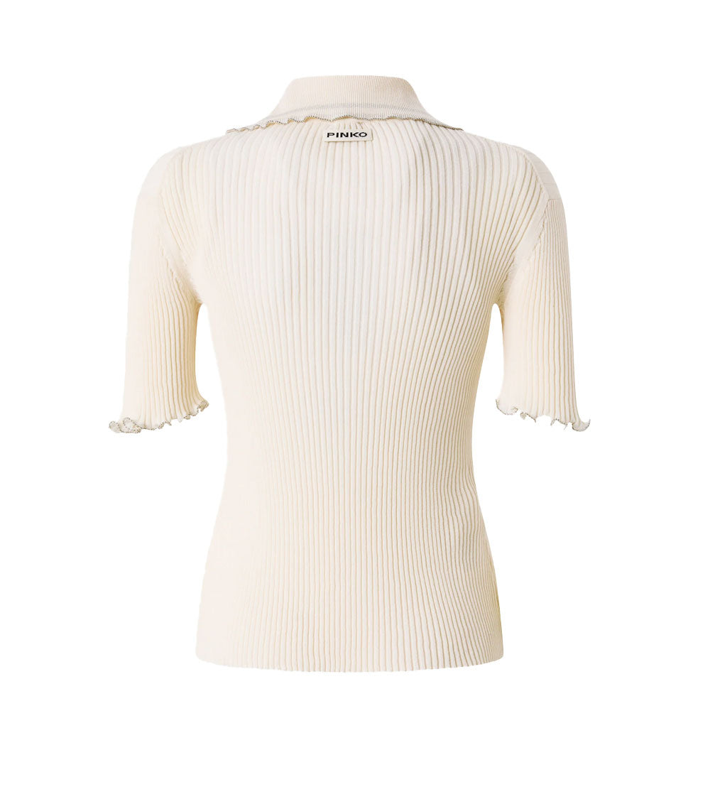 PINKO Polo Pinko donna 106287A343 Calore tortora 106287A343 C14 