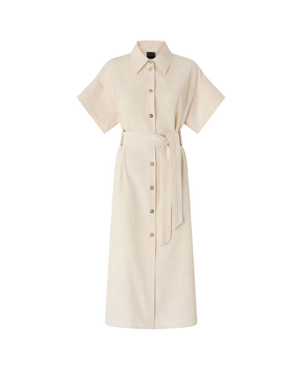 PINKO Abito PINKO donna ALESHA 106309A2ER Beige cotone colletto stile camicia tasche 106309A2ER C03 