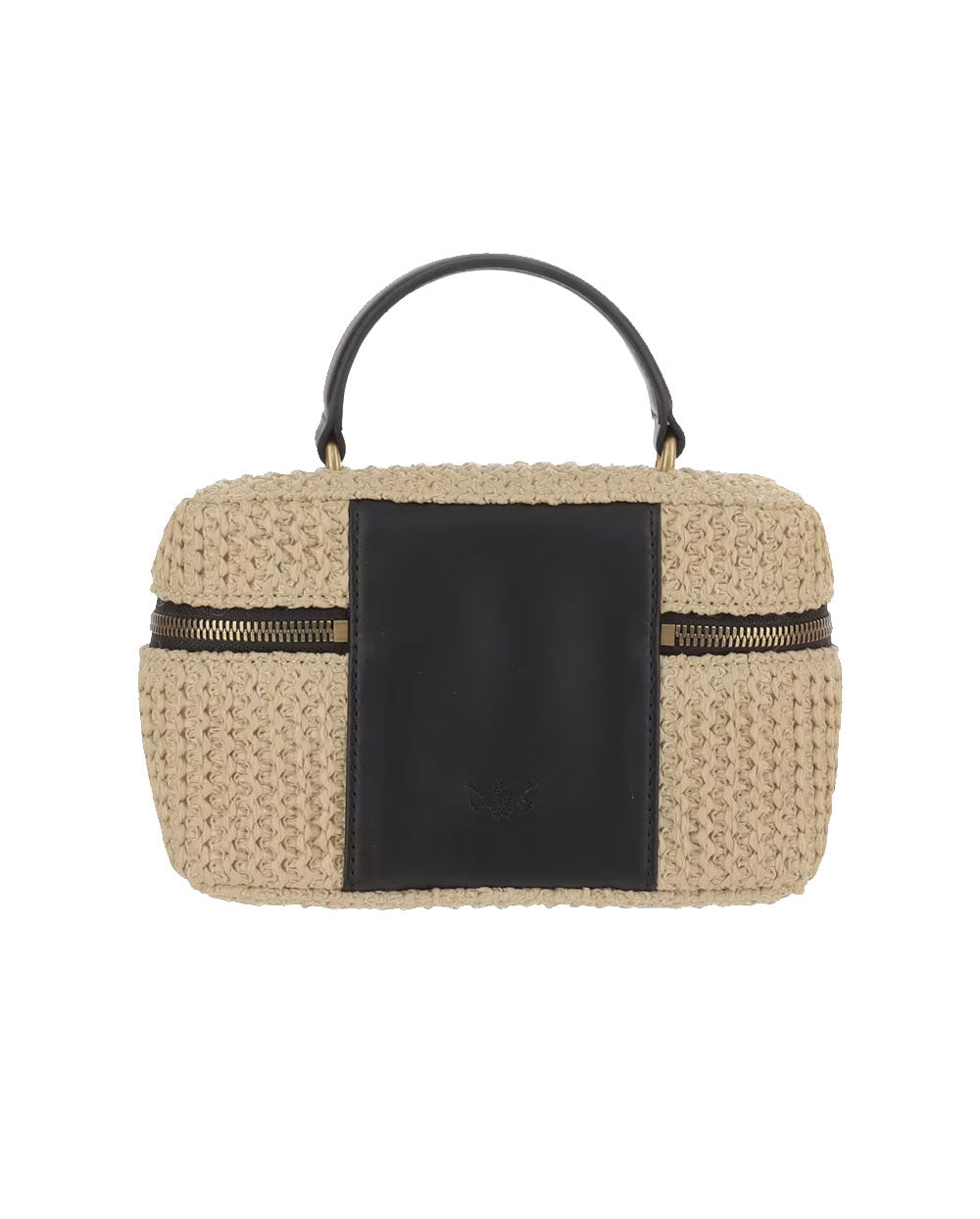 PINKO Beauty case Pinko donna 106382A0GK Vanity soft mini rafia tracolla 106382A391 C24Q 