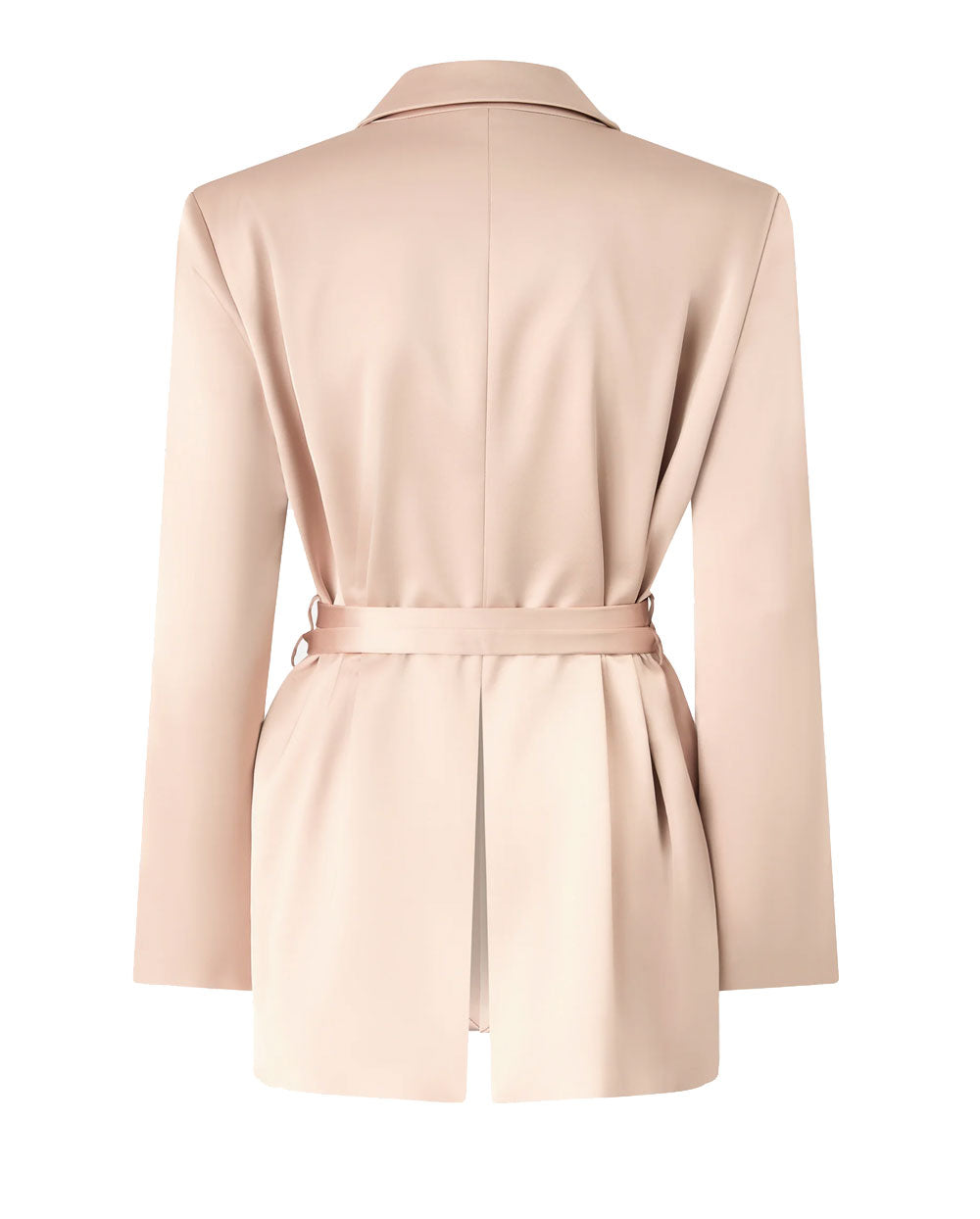 PINKO Giacca Pinko donna 106589A1Y5 Rapa beige satin cintura 106589A1Y5 Q35 