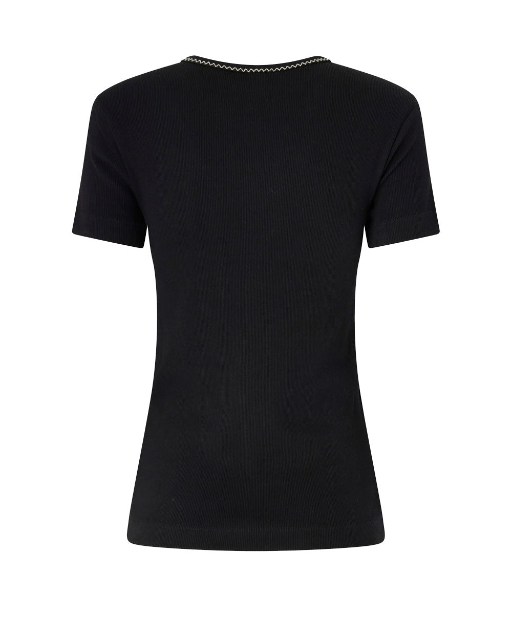PINKO T-shirt Pinko donna 106815A3AL Brugherio nera costine love birds 106815A3AL Z99 