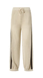 Pinko women's trousers 106840A3B4 C44 Nebulosa perforated Grey