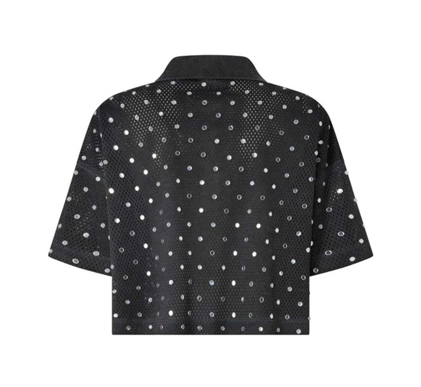 PINKO Polo Pinko donna 106855A3BC I91 Erve cropped Grigio Scuro<BR/> 106855A3BC I91 