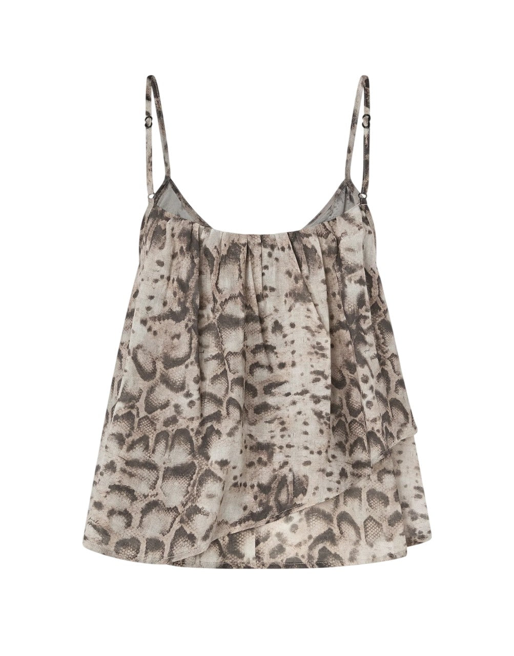 PINKO Top Pinko donna 106868A3AP CZ9 Udine Multicolor stampa animalier Beige Nero<BR/> 106868A3AP CZ9 