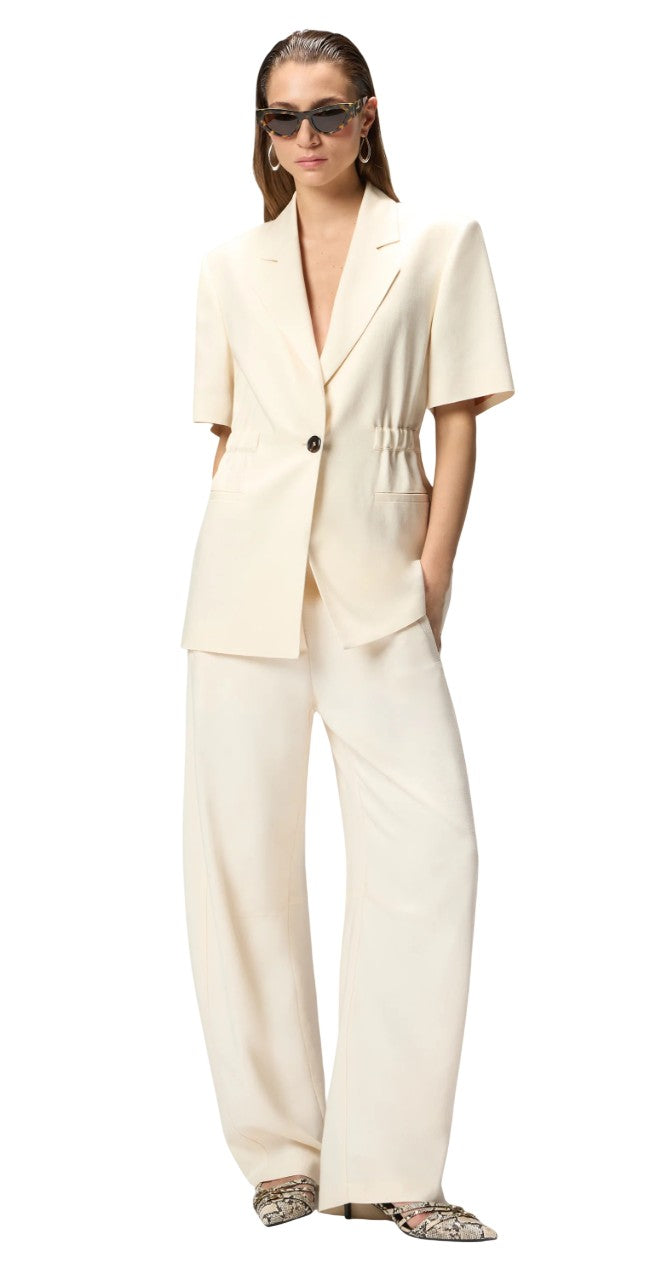 PINKO Giacca Pinko donna 106912A2W6 C00 Assago in viscosa frisottina Bianco Crema 106912A2W6 C00 
