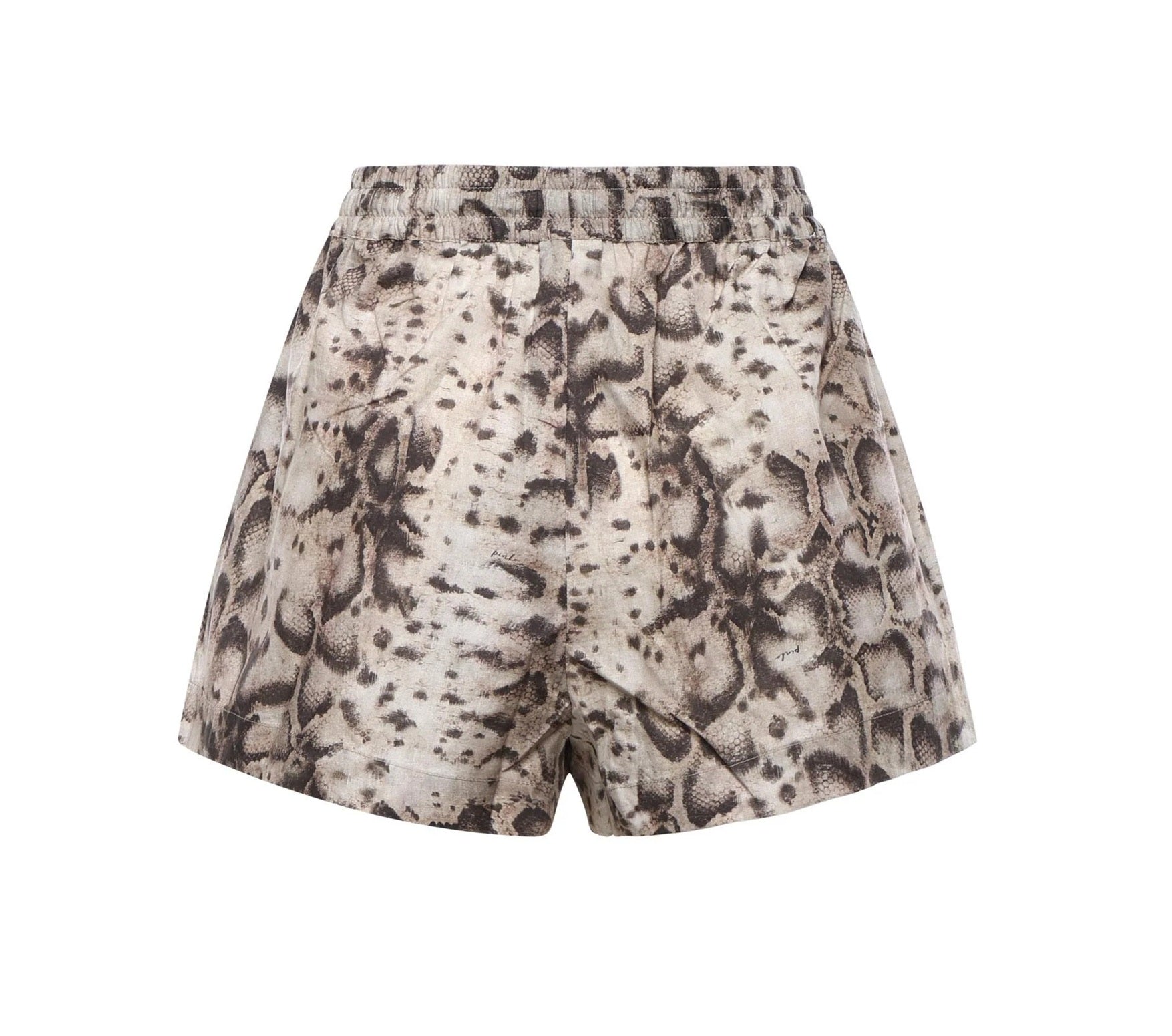 PINKO Bermuda Pinko donna 106964A3B1 CZ9 Bema con stampa animalier Beige Nero<BR/> 106964A3B1 CZ9 
