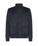 Giacca RRD uomo 26018 60 Nabucco Val Jkt effetto scamosciato Blu