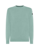 RRD Men's Sweater 26103 64 Techno Wash Round 16 Knit Sage Green