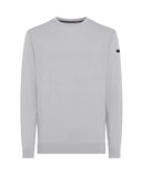 RRD Men's Sweater 26104 13 Maxell Round Knit in Stretch Yarn Grey