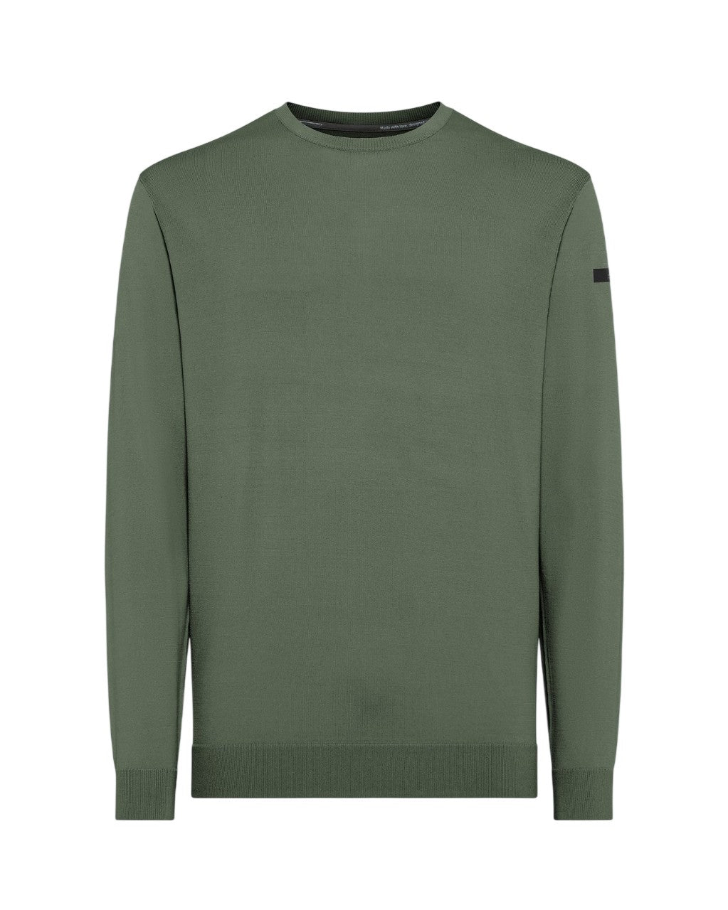 RRD Maglia RRD uomo 26104 27 Maxell Round Knit in filato stretch Verde Militare 26104 27 