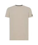 T-shirt RRD uomo 26220 85 Rib Shirty stretch a costine Sabbia