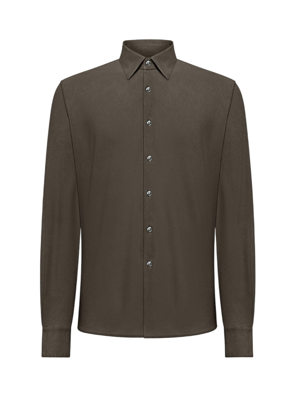 RRD Camicia RRD uomo 26256 86 Techno Wash Piquè Shirt in jersey stretch Tabacco<BR/> 26256 86 