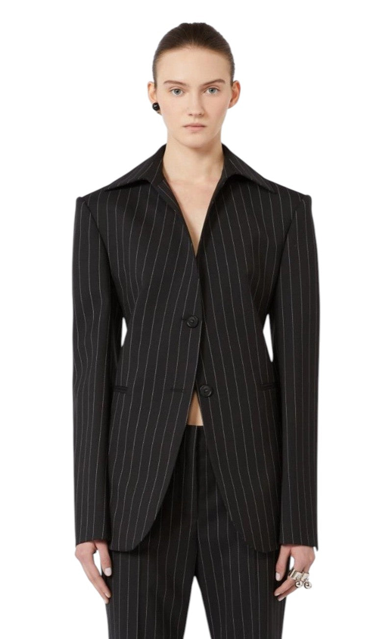 SPORTMAX Giacca Sportmax donna 2612041011600 004 Spxrive Fata gabardina stretch Nero<BR/> 2612041011600 004 