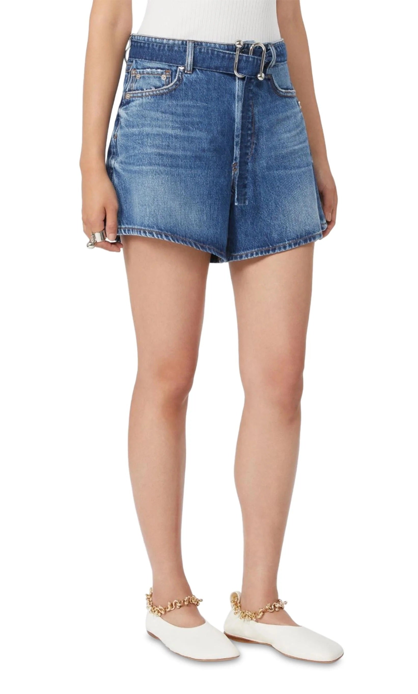 SPORTMAX Pantaloncino Sportmax 2612141022600 005 Fiesta denim Blu<BR/> 2612141022600 005 